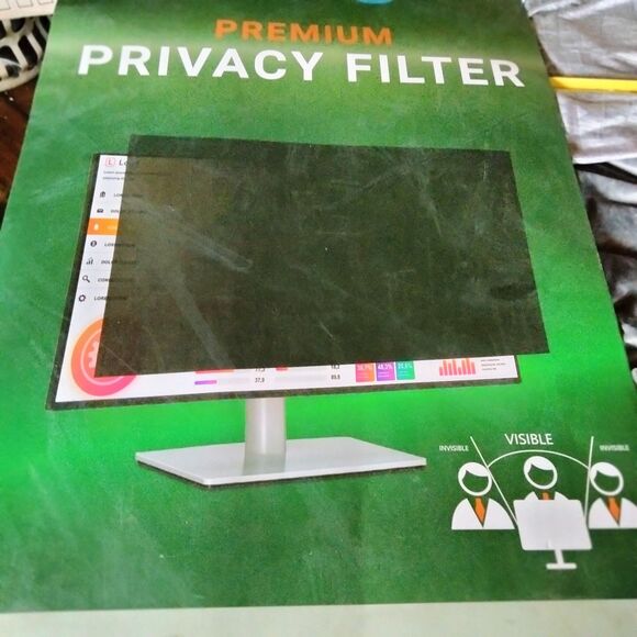 28" Upgrade Removable Computer Privacy Screen Filter For For Frameless... - Picture 11 of 11